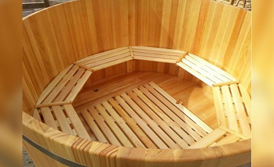 Купель круглая из кедра д200 2х2х1