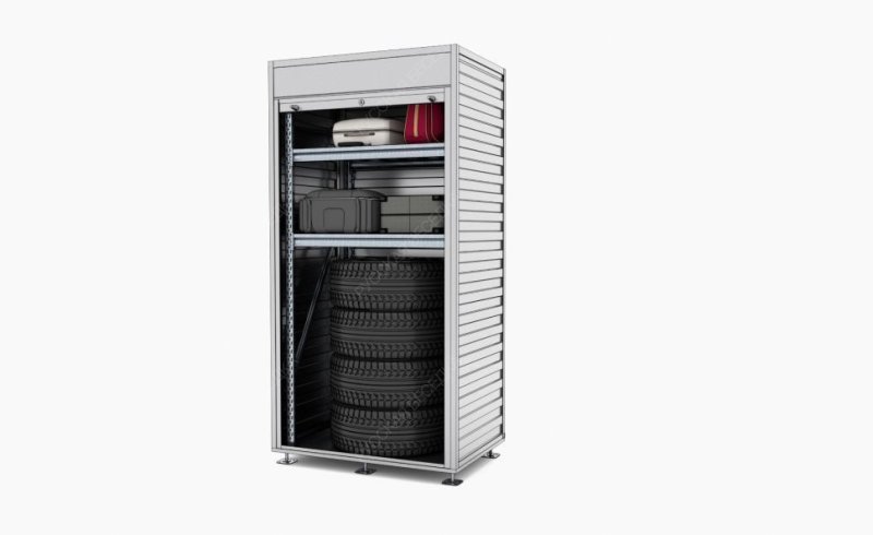 Металлический шкаф 1,20x2,40 разборный