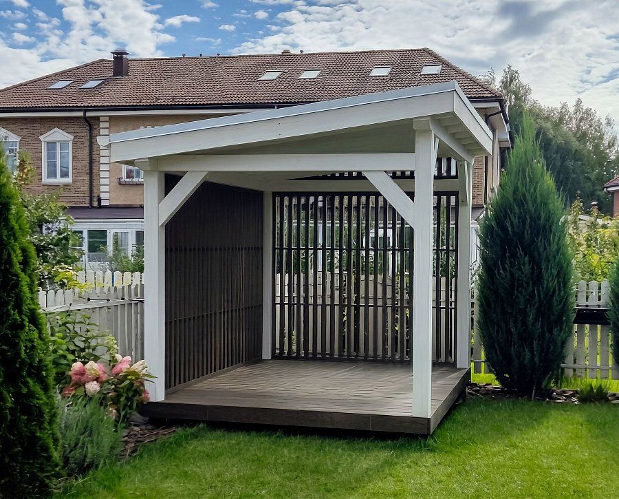 Прямоугольная беседка ФЛОА