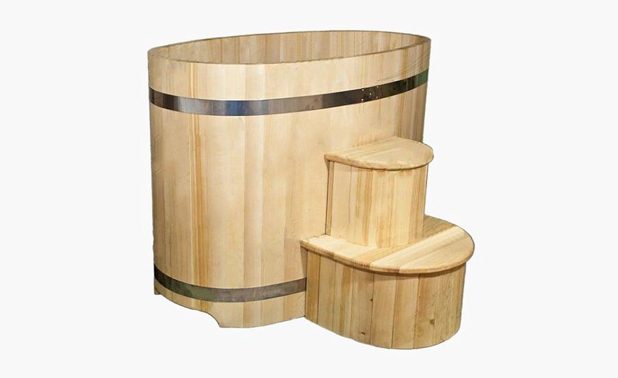 Купель овальная из кедра h120 / 78*140 / 4 см