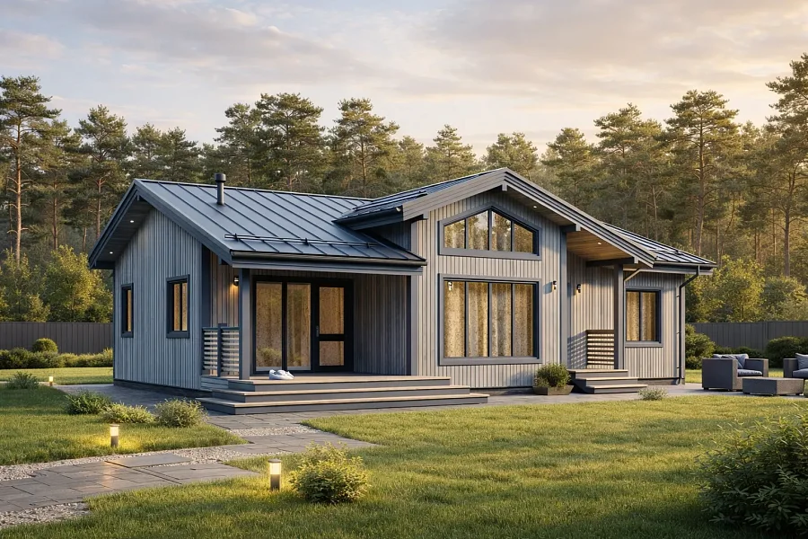 Садовый дом Мансарда