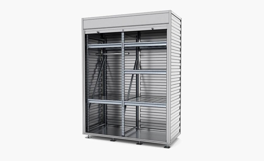 Металлический шкаф 1,80x2,40 разборный
