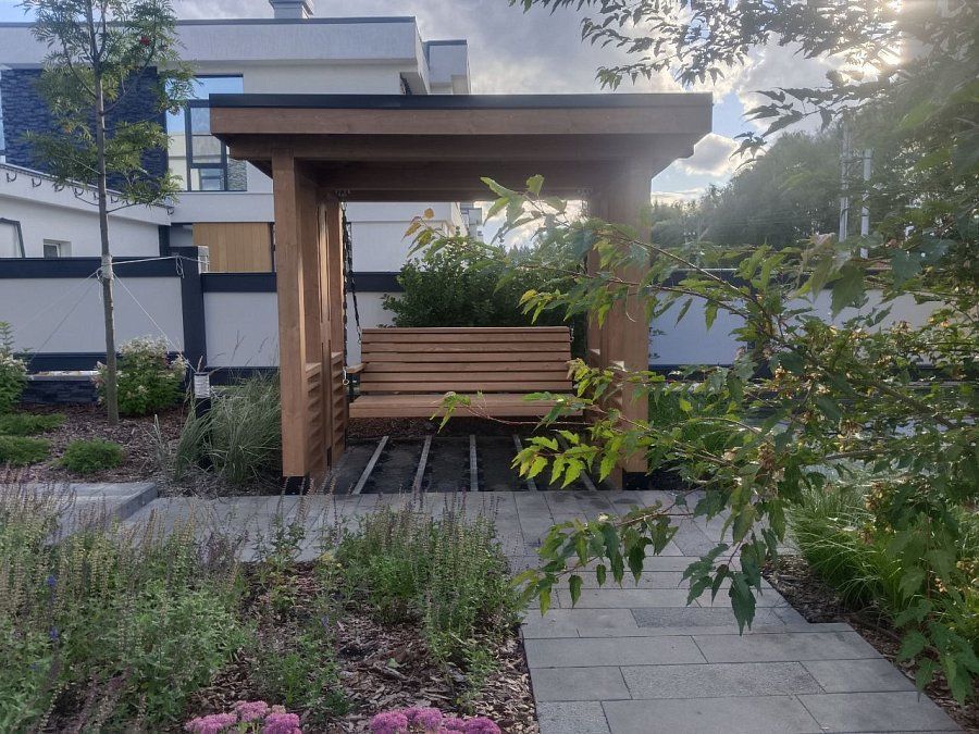 Пергола с качелями СОРРЕНТО