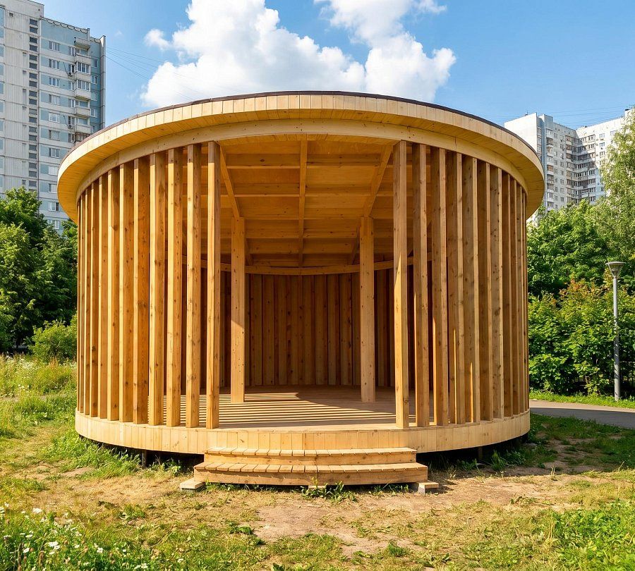 Оригинальная беседка ФОРТУНА