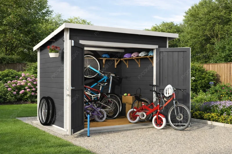 Гараж для велосипедов Велогонка