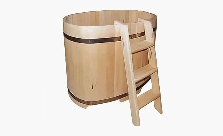 Купель овальная из кедра h120 / 78*120 / 4 см