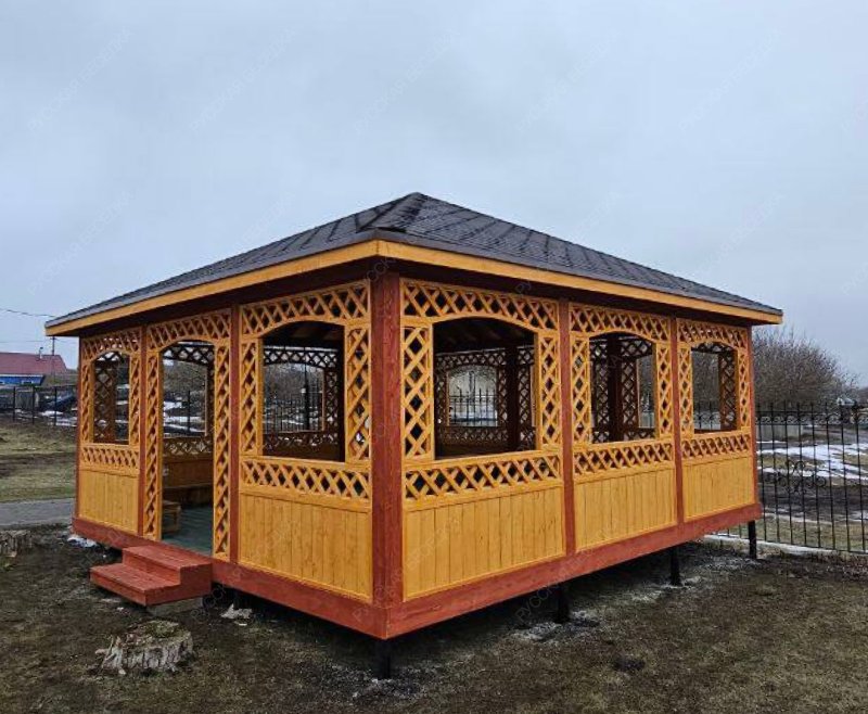 Квадратная беседка БОЛЬШАЯ АЗИЯ
