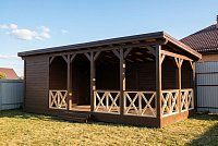 Прямоугольная беседка БРОН