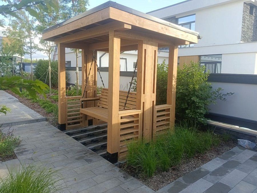 Пергола с качелями СОРРЕНТО