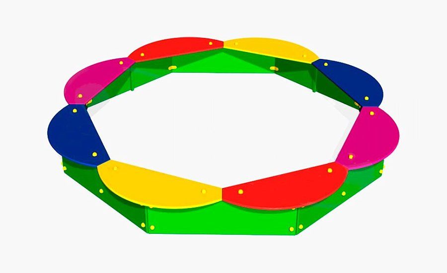 Детская песочница Восьмиугольная