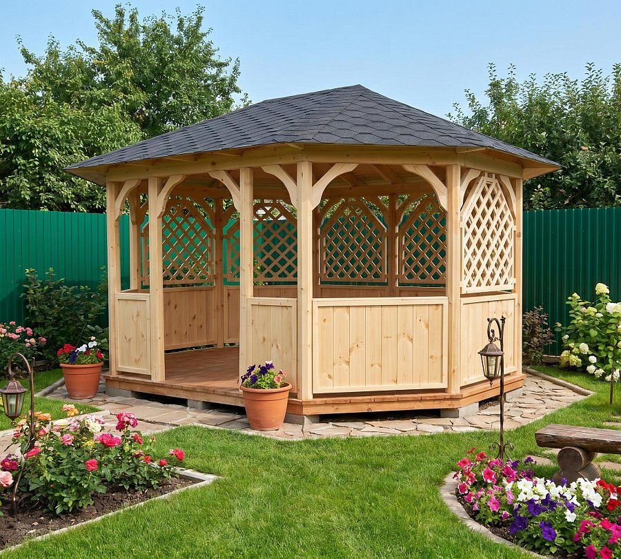 Овальная беседка ОВАЛ