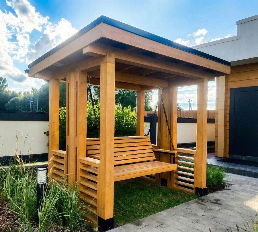 Пергола с качелями СОРРЕНТО 