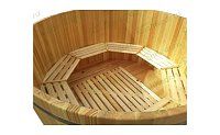 Купель круглая из кедра д110 1.1х1.1х1