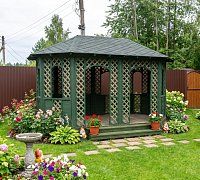 Овальная беседка ГРАНТ