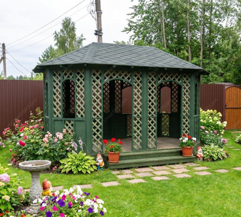 Овальная беседка ГРАНТ