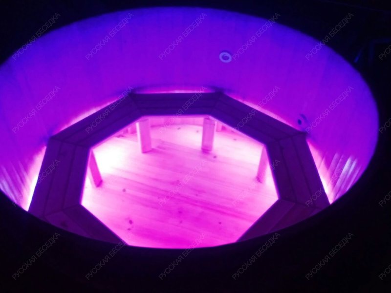 Купель круглая из кедра NK2023 1.2х1.2х1.2