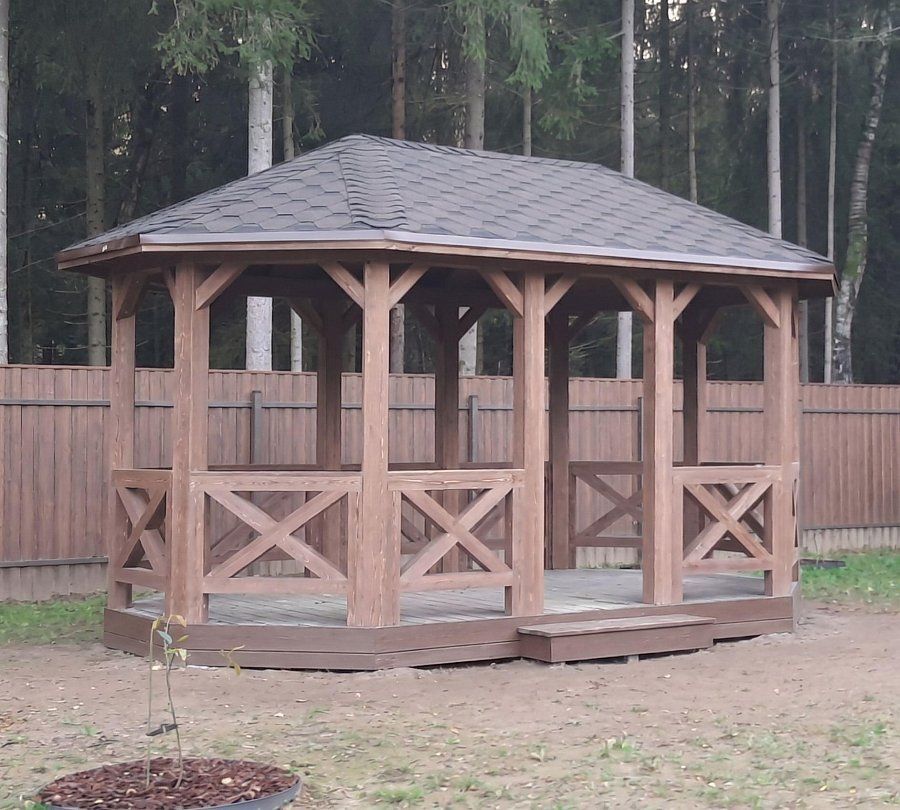 Овальная беседка ВЕЛЛА