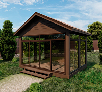 Застекленная беседка МЕРСИ