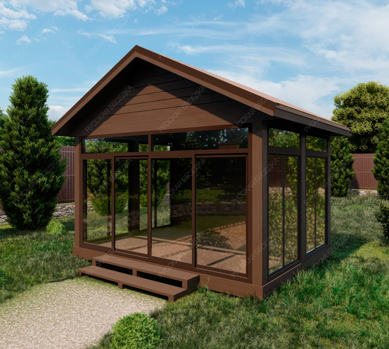 Застекленная беседка МЕРСИ