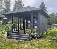 Закрытая беседка Балтика 4х6