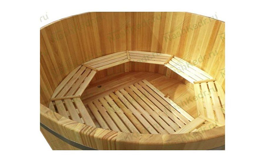 Купель круглая из кедра д150 NK415 1.5х1.51х1.2