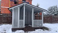 Прямоугольная беседка ПРИТЯЖЕНИЕ 2 3х4