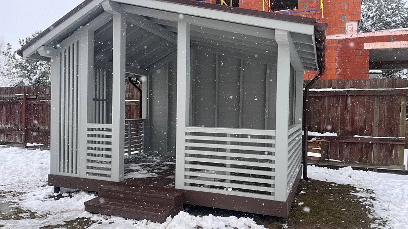 Прямоугольная беседка ПРИТЯЖЕНИЕ 2 3х4