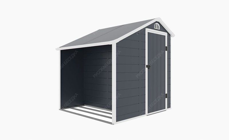Сарай-дровница пластиковый Black Fox Modernist D 3,4м2